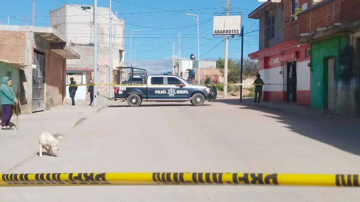 En la colonia Ampliación Azteca en Fresnillo, un hombre fue agredido con arma de fuego